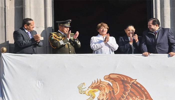 Delfina Gómez encabeza desfile por el 115 Aniversario de la Revolución Mexicana