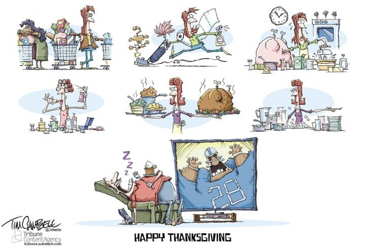 Cartoon: Happy Thanksgiving
