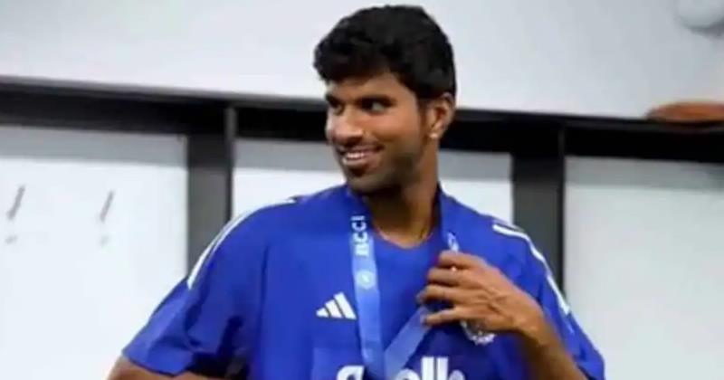 Washington Sundar Honoured with ‘Impact Player of the Series’ Medal After Stellar T20I Performances in Australia