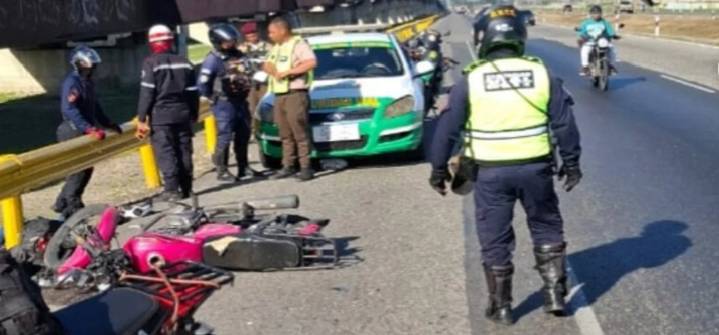 Accidente de tránsito dejo una víctima en la ARC tramo Aragua