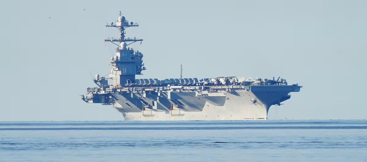 Ya está en el Caribe el USS Gerald R. Ford, el mayor portaaviones de Estados Unidos