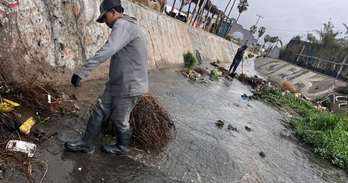 Rosarito reporta 90% de sus arroyos limpios ante pronóstico de lluvias