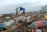 Lluvias revelaron la otra cara de Santa Marta: Miles de sedimentos de basura fueron arrastrados en la Playa de ‘Los Cocos’