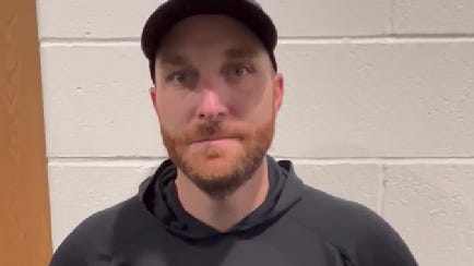 Walsh football coach Nick Alexander after win over Hoban