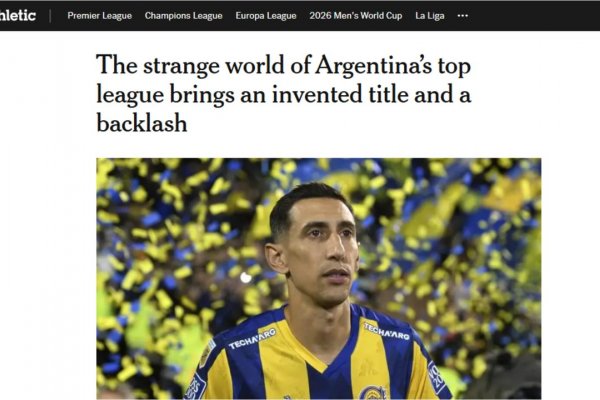 El polémico título de Rosario Central llegó a The Atlantic de The New York Times