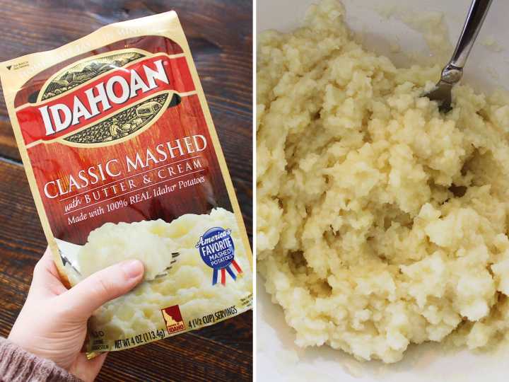 I tried 5 kinds of store-bought instant mashed potatoes. The best tasted homemade.