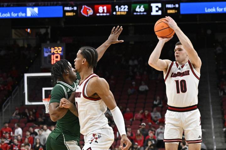 Deadspin | No. 6 Louisville uses defense, 3-pointers to tackle Eastern Michigan