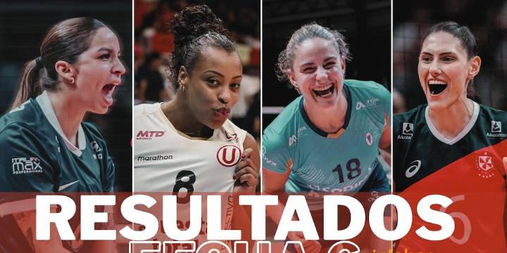 Resultados de la fecha 6 de la Liga Peruana de Vóley 2025/2026: así van los partidos