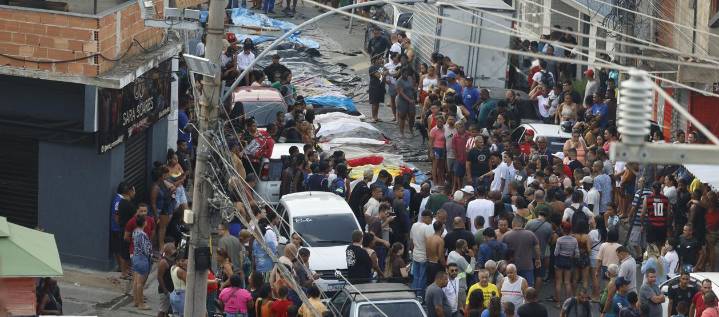 Más del 95% de muertos en Río de Janeiro "tenían vínculos con el Comando Vermelho"