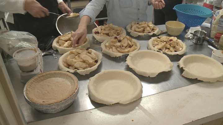 Pies for Preble Street: Volunteers join together for pie