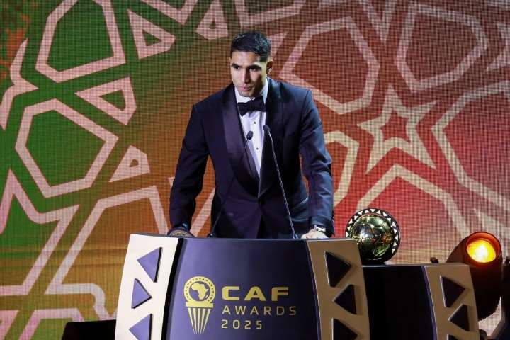 Morocco's Achraf Hakimi and Ghizlane Chebbak win 2025 CAF Footballer of the Year awards
