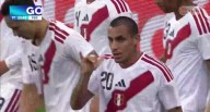 ¡‘Nazario’ en su mejor momento! Gol de Alex Valera para el 1-0 de Perú vs. Chile en amistoso