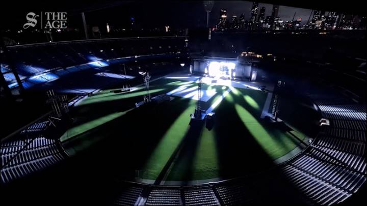 The stage is set for AC/DC at the MCG