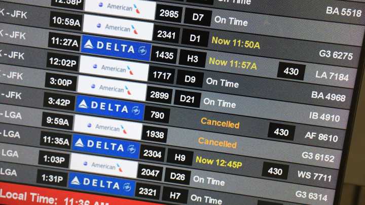 Florida flights cancelled Tuesday in shutdown's 5th reduction day