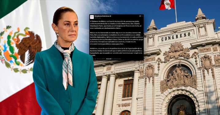 México rechaza que Perú haya declarado como persona non grata a Claudia Sheinbaum: "Está motivada por planteamientos falsos"