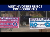 Austin election: Voters reject Proposition Q