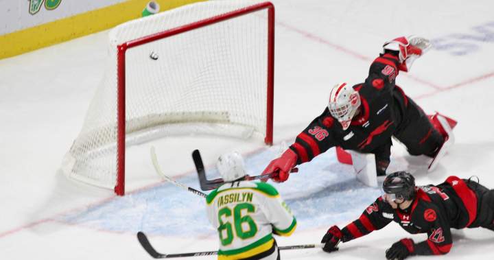 London Knights move into 1st place in Midwest Division with shootout win over Soo Greyhounds
