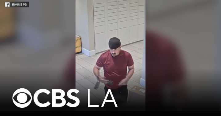 Irvine police searching for mailroom package thief