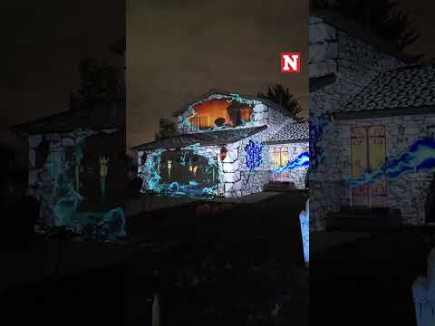 Halloween Decoration Makes House Look Like It's on Fire