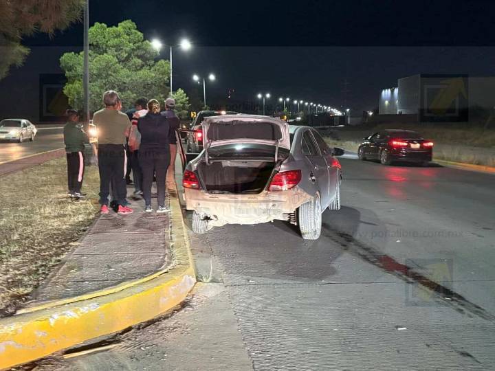 Choque con lesionado en Vialidad Sacramento y Callejón Calera