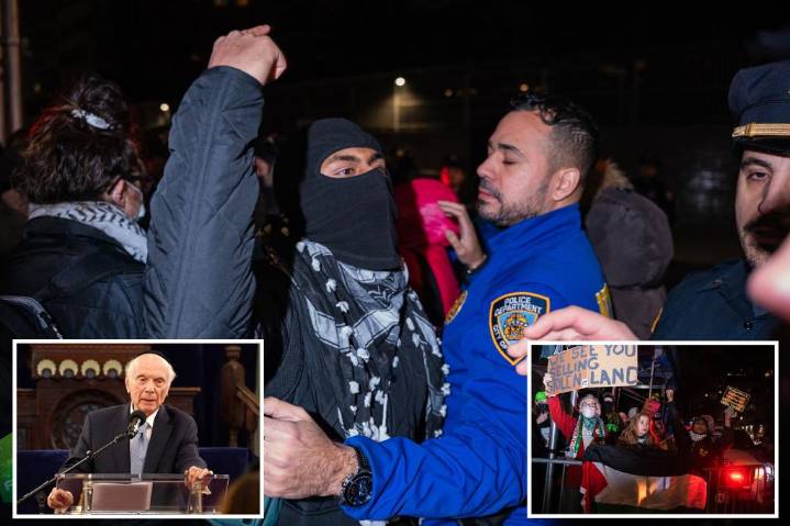 Exclusive | Shaken Holocaust-survivor rabbi of NYC synagogue worries anti-Israel protest would have been even worse without cops