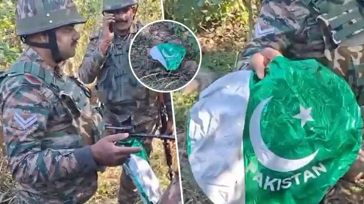 'Pakistan' Written Balloon Recovered Near International Border in Jammu India News