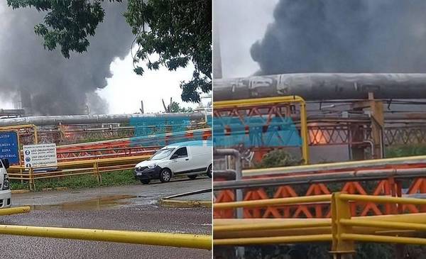 VIDEO.- Controlaron el incendio en la Refinería: qué pasó y qué informaron desde YPF