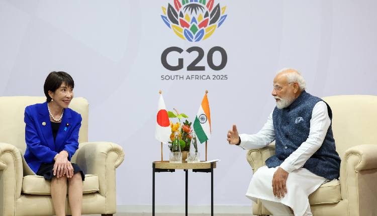 PM Modi Meets His Japanese Counterpart; Bilateral Cooperation Discussed