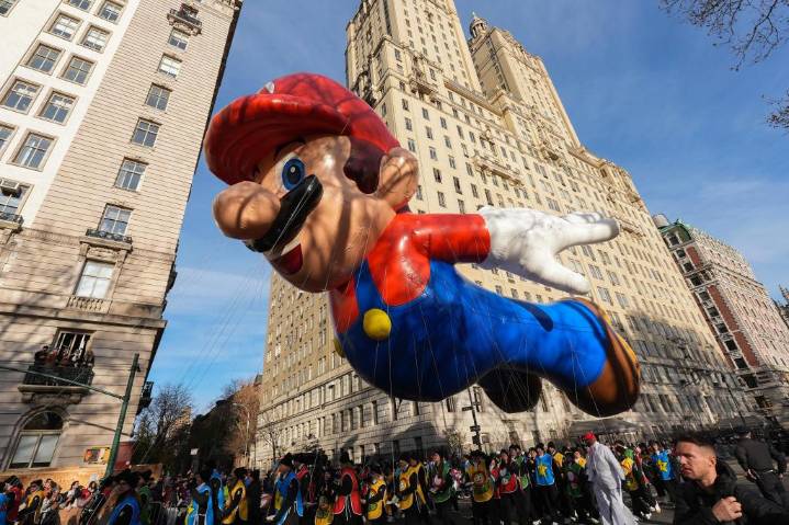 Photos: New balloons join the usual suspects in the annual Macy’s Thanksgiving Day Parade