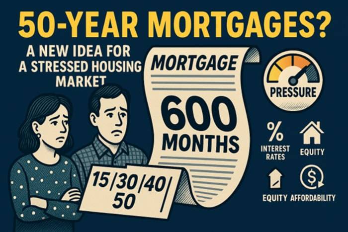 Can 50-year mortgages fix housing affordability... or make it worse?