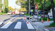 Comienzan las obras del carril protegido de la EMT en la avenida Blasco Ibáñez de Valencia