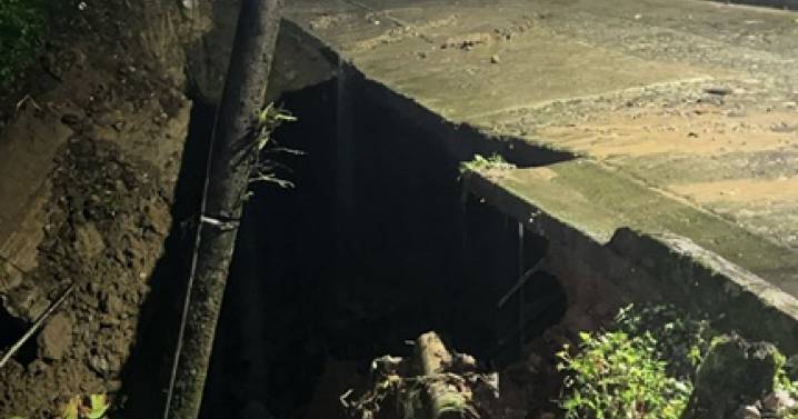 Caldas: Fuertes lluvias afectaron viviendas y calles en Arboleda (Pensilvania)