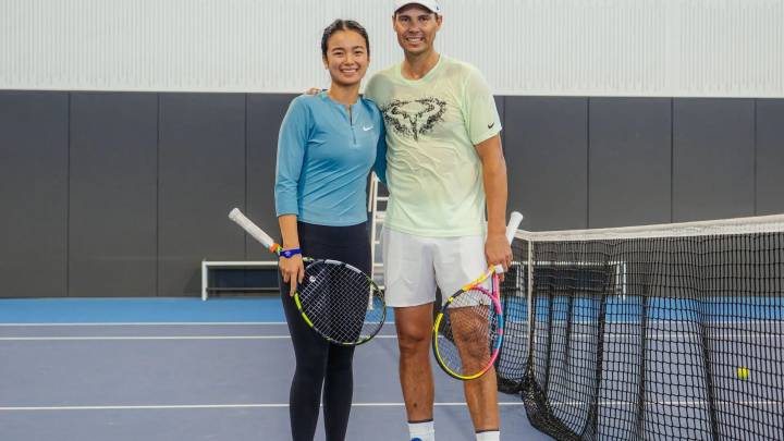 Rafa Nadal vuelve a jugar al tenis un año después de su retirada: "Fue una gran sensación"