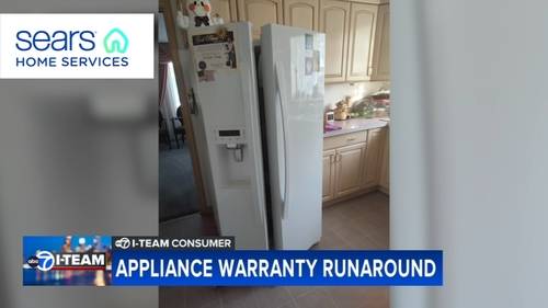 Appliance Warrant Runaround: 87-year-old gets new refrigerator after I-Team gets involved, reaches out to Sears Home Services