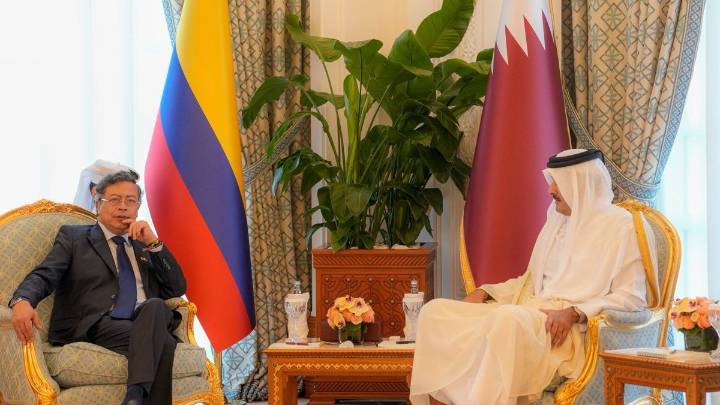 Petro propone al emir de Catar mediar para reducir tensiones con Donald Trump
