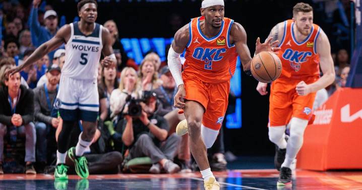 Shai Gilgeous-Alexander scores 40 while ill, Thunder beat Wolves for 10th straight win