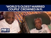 World’s oldest married couple named in Florida