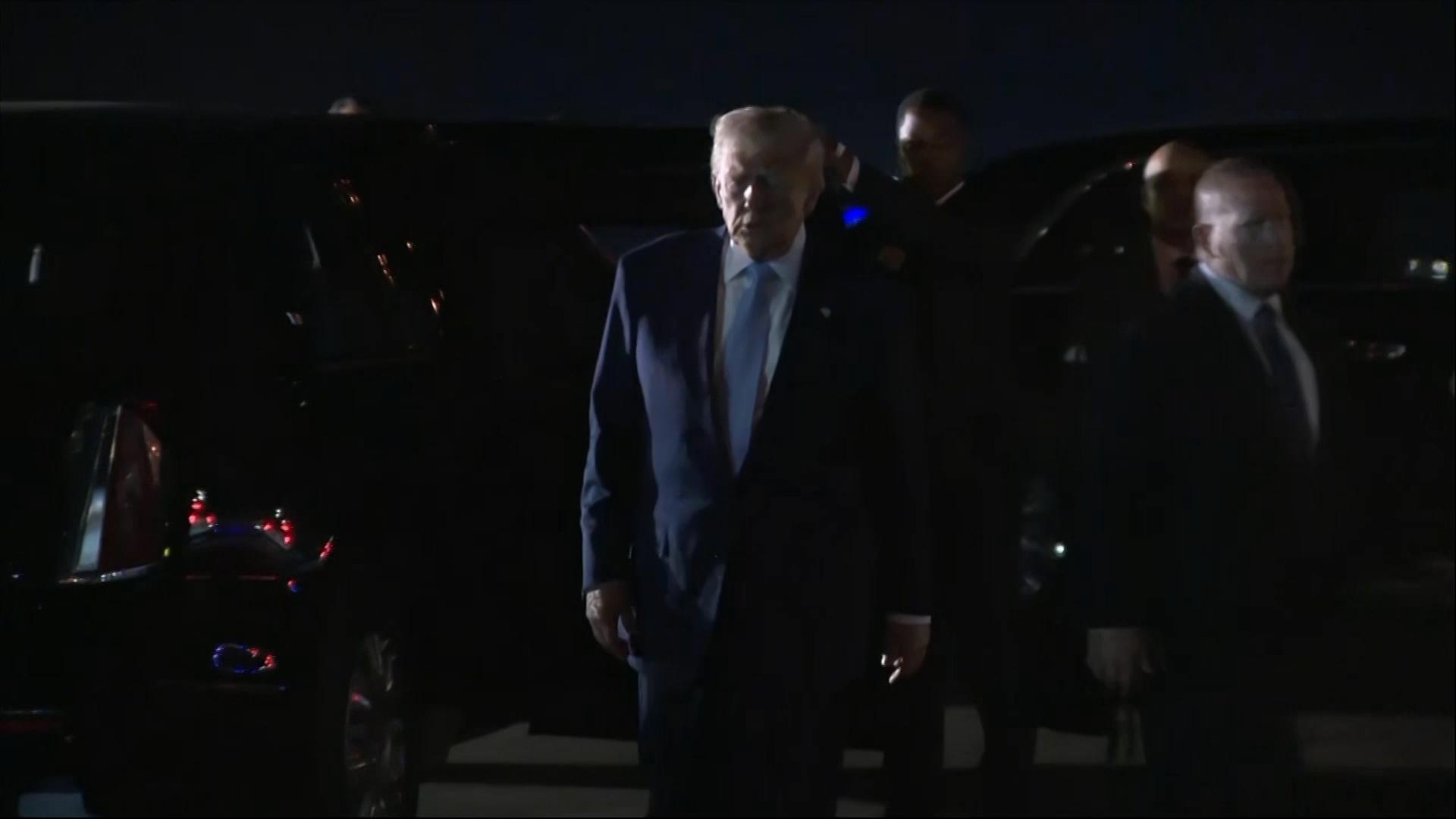 Trump says US may have discussions with Maduro as aircraft carrier arrives in Caribbean