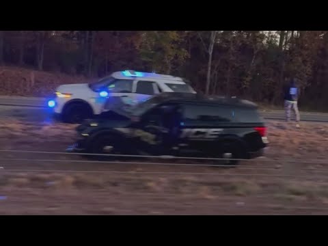 Crash invovling Pineville police cruiser reported on I