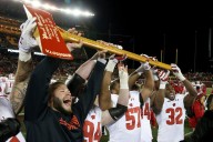 Axes, buckets and cannons just a few of the biggest rivalry trophies in college football