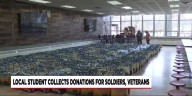 Area college student preps military care packages for veterans