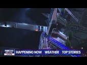 4-alarm fire tears through three multi-family homes in Roselle, New Jersey