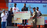 DG BSF flags off BSF Jammu Marathon 2025