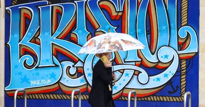 Met Office issues miserable double rain warning for Bristol