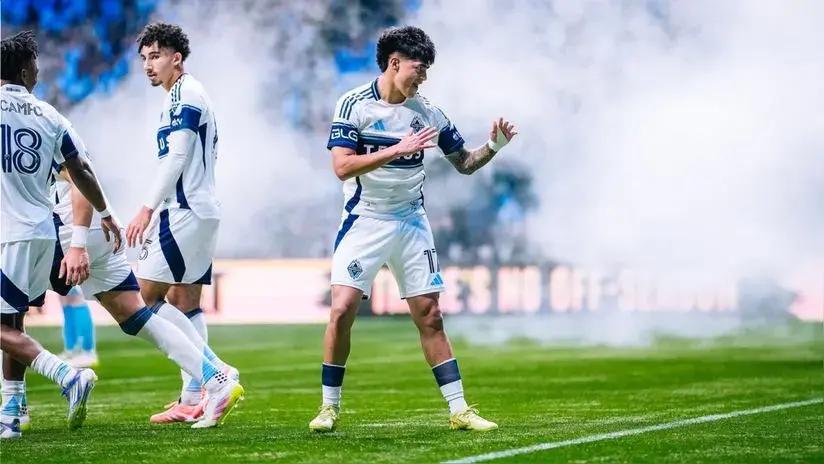 Kenji Cabrera da la hora: anotó y clasificó con Vancouver Whitecaps a semifinales de la MLS