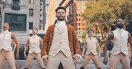 ‘Hamilton’ Cast Performs ‘My Shot’ on NYC Streets to Celebrate 10 Years: EXCLUSIVE