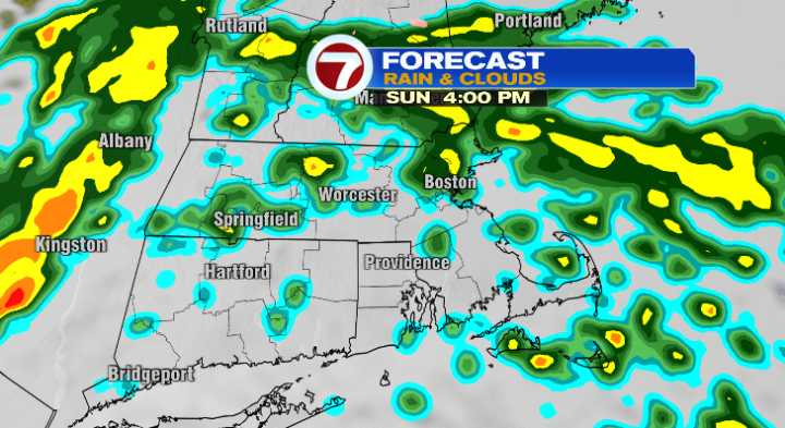 Rain Sunday, more windy days ahead next week