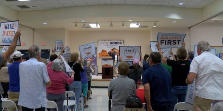 Hobbs kicks off 2026 reelection campaign with Tucson rally