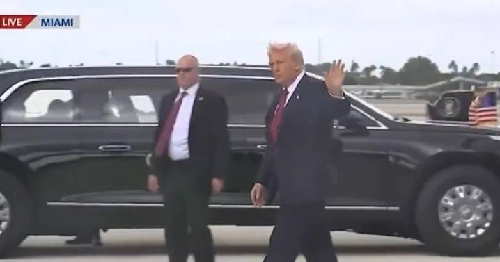 Trump aterriza en Miami con un mensaje centrado en economía y empleo