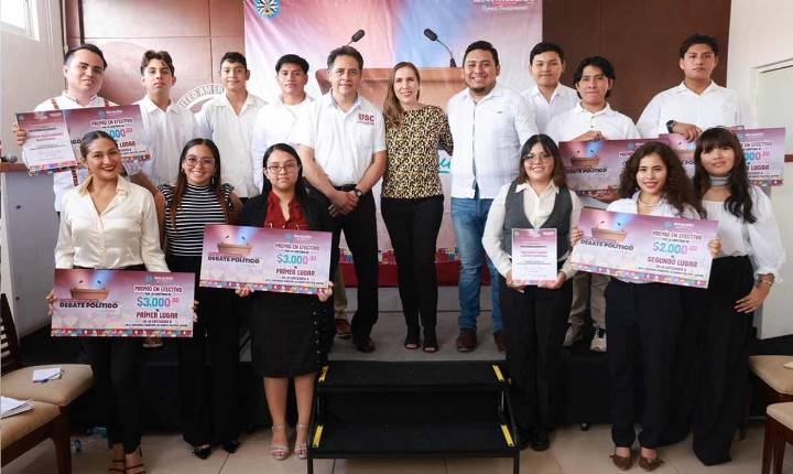 Gobierno de Isla Mujeres promueve la participación de los jóvenes en la vida pública a través del Concurso Debate Político Juvenil